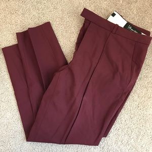 Maroon J. Crew Dress Pants